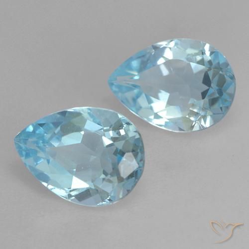 Shop natural 1.72ct スカイブルー トパーズ gems, 洋梨の形, from ブラジル at GemSelect. In stock, global shipping!