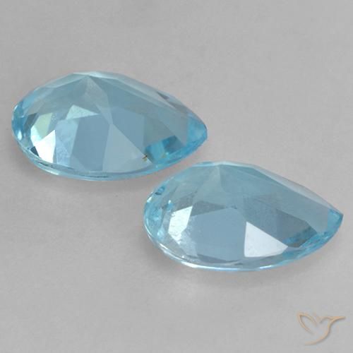 Shop natural 1.69ct スカイブルー トパーズ gems, 洋梨の形, from ブラジル at GemSelect. In stock, global shipping!