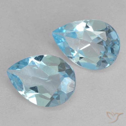 Shop natural 1.48ct スカイブルー トパーズ gems, 洋梨の形, from ブラジル at GemSelect. In stock, global shipping!