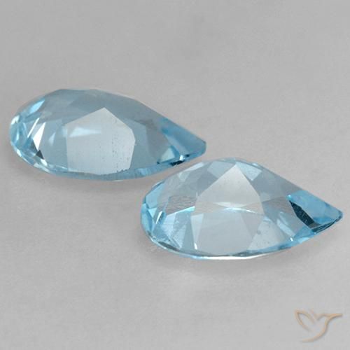 Shop natural 1.48ct スカイブルー トパーズ gems, 洋梨の形, from ブラジル at GemSelect. In stock, global shipping!