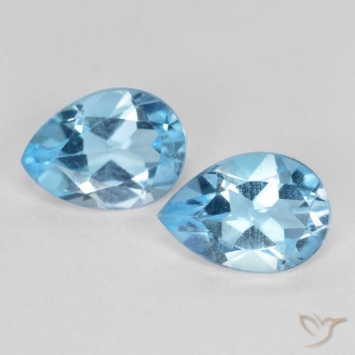 Shop natural 1.69ct スイスブルー トパーズ gems, 洋梨の形, from ブラジル at GemSelect. In stock, global shipping!
