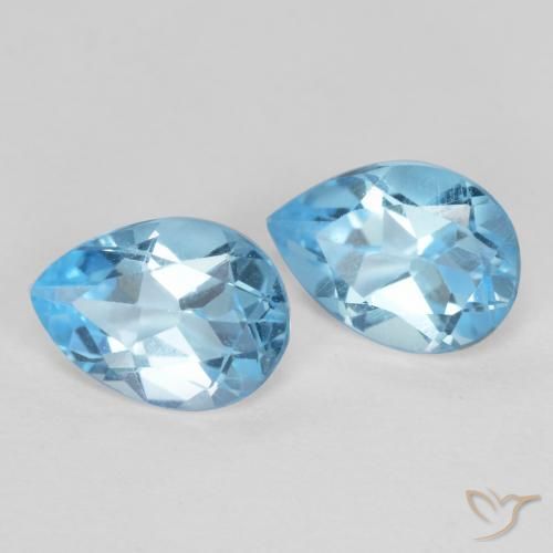 Shop natural 1.69ct スイスブルー トパーズ gems, 洋梨の形, from ブラジル at GemSelect. In stock, global shipping!
