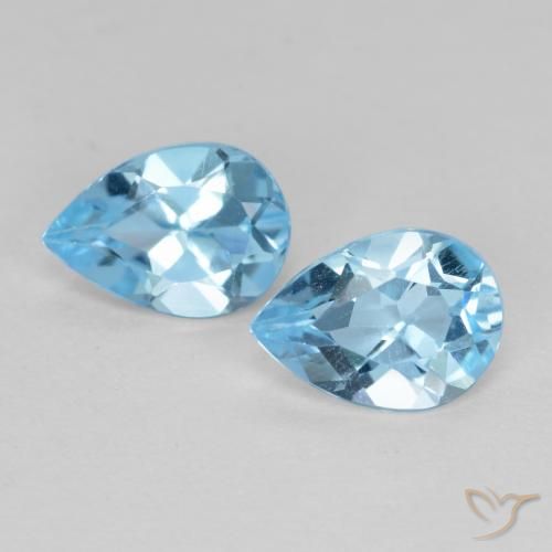 Shop natural 1.56ct スイスブルー トパーズ gems, 洋梨の形, from ブラジル at GemSelect. In stock, global shipping!