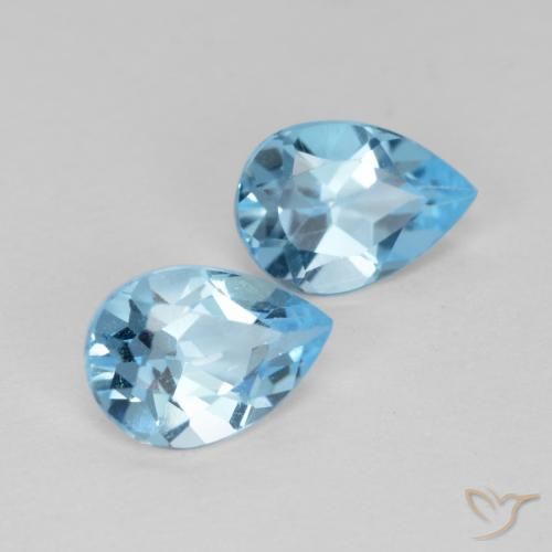 Shop natural 1.56ct スイスブルー トパーズ gems, 洋梨の形, from ブラジル at GemSelect. In stock, global shipping!