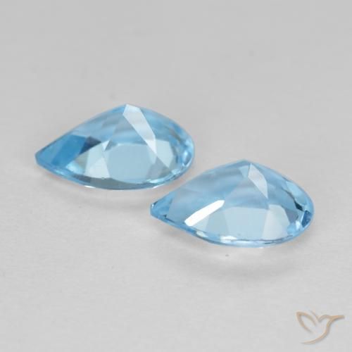 Shop natural 1.56ct スイスブルー トパーズ gems, 洋梨の形, from ブラジル at GemSelect. In stock, global shipping!