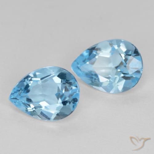 Shop natural 1.73ct スイスブルー トパーズ gems, 洋梨の形, from ブラジル at GemSelect. In stock, global shipping!