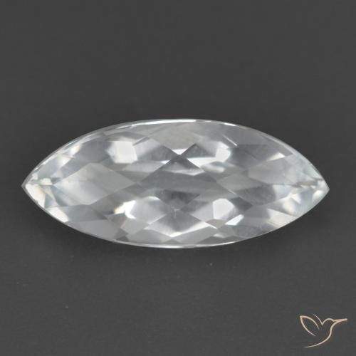 1.64ct 天然 ホワイト トパーズ, マーキーズ, VS