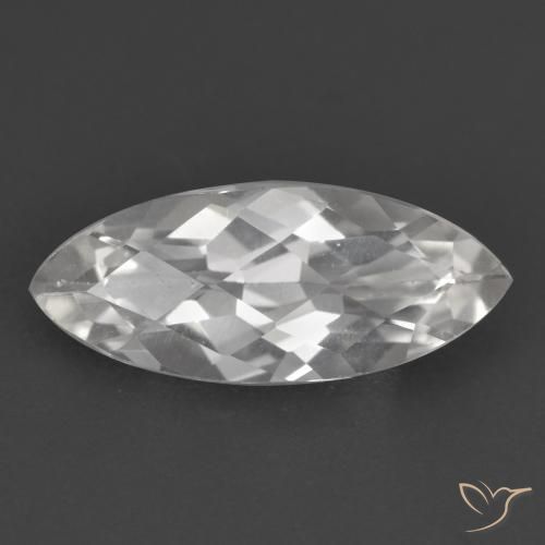 1.53ct 天然 ホワイト トパーズ, マーキーズ, VS