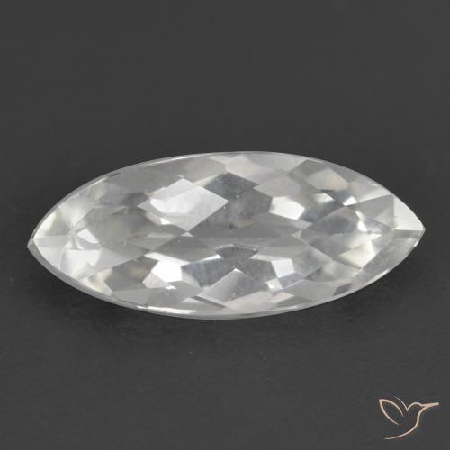 1.80ct 天然 ホワイト トパーズ, マーキーズ, VS