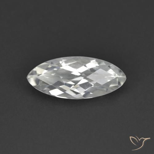 1.69ct 天然 ホワイト トパーズ, マーキーズ, VS