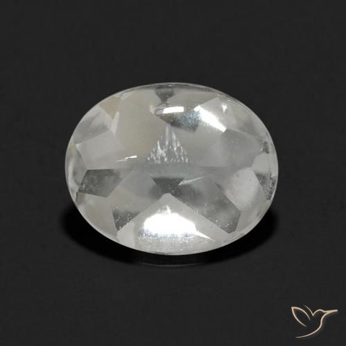 3.46ct 天然 クリアホワイト トパーズ, 楕円形, 透明