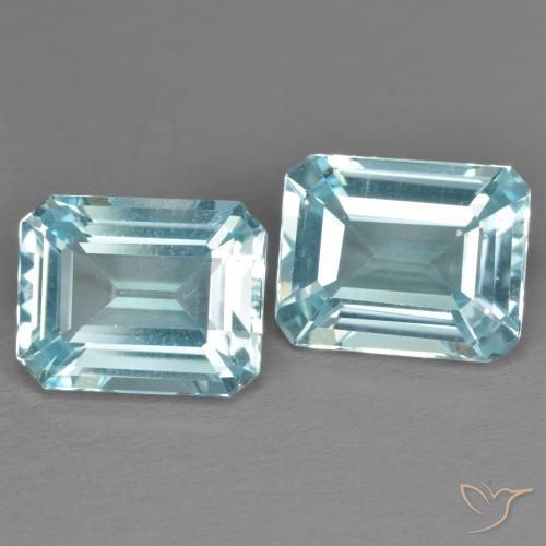 Shop natural 7.43ct スカイブルー トパーズ gems, 八角形 / エメラルドカット, from ブラジル at GemSelect. In stock, global shipping!