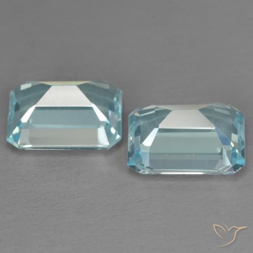 Shop natural 7.43ct スカイブルー トパーズ gems, 八角形 / エメラルドカット, from ブラジル at GemSelect. In stock, global shipping!