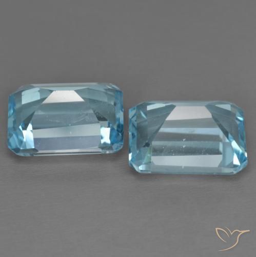 Shop natural 7.75ct スカイブルー トパーズ gems, 八角形 / エメラルドカット, from ブラジル at GemSelect. In stock, global shipping!