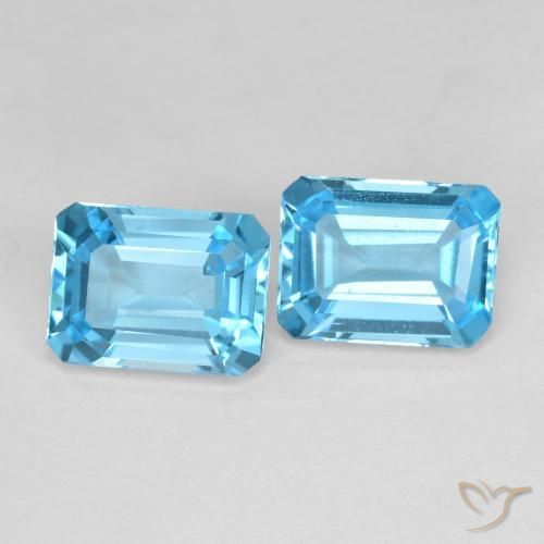 自然派の商品を探す 3.84ct スイスブルー トパーズ 宝石, エメラルドカット, ブラジル からGemSelectで. 在庫あり、世界各国へ発送!
