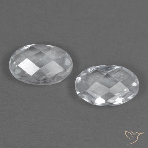 Shop natural 0.99ct ホワイト トパーズ gems, 楕円形, from ブラジル at GemSelect. In stock, global shipping!