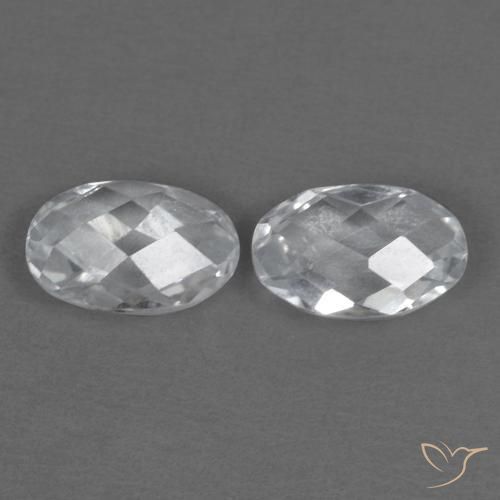 Shop natural 0.99ct ホワイト トパーズ gems, 楕円形, from ブラジル at GemSelect. In stock, global shipping!