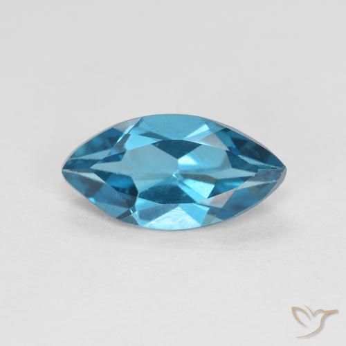 1.16ct 天然 ロンドンブルー トパーズ, マーキーズ, VVS