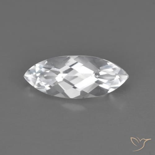 1.71ct 天然 ホワイト トパーズ, マーキーズ, VVS-VS