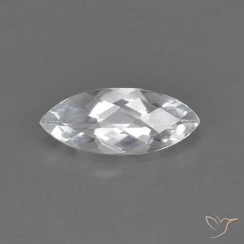 1.60ct 天然 ホワイト トパーズ, マーキーズ, VVS-VS