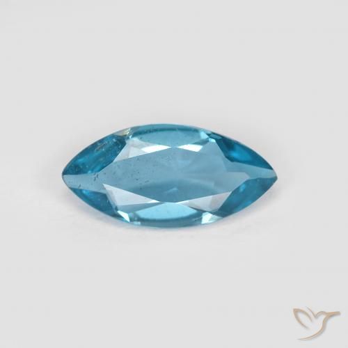 0.97ct 天然 ロンドンブルー トパーズ, マーキーズ, VS