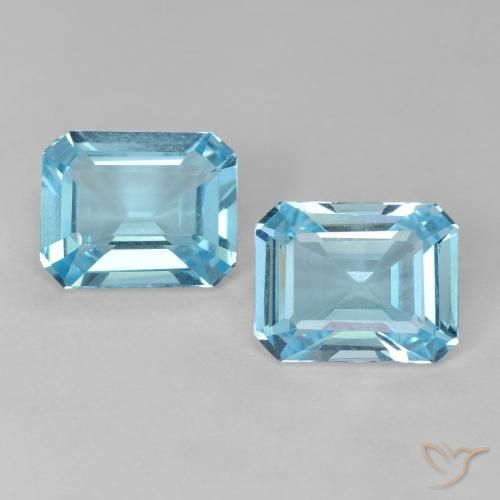 Shop natural 4.26ct スイスブルー トパーズ gems, 八角形 / エメラルドカット, from ブラジル at GemSelect. In stock, global shipping!
