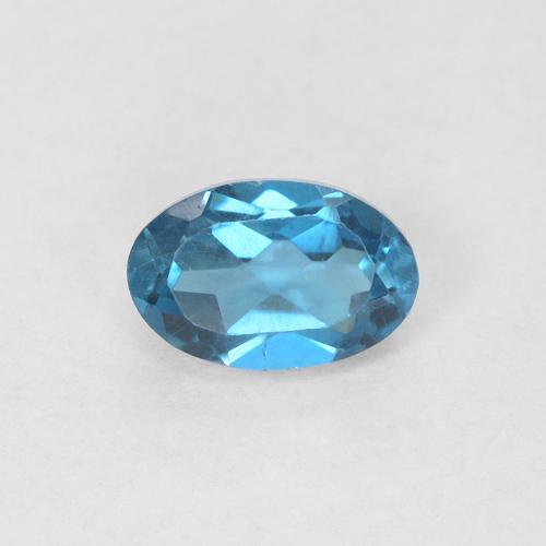 0.59ct 天然 ロンドンブルー トパーズ, 楕円形, VVS-VS