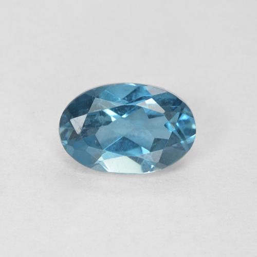 0.62ct 天然 ロンドンブルー トパーズ, 楕円形, VVS-VS