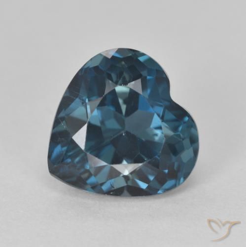 3.77ct 天然 ロンドンブルー トパーズ, 心臓, VVS-VS