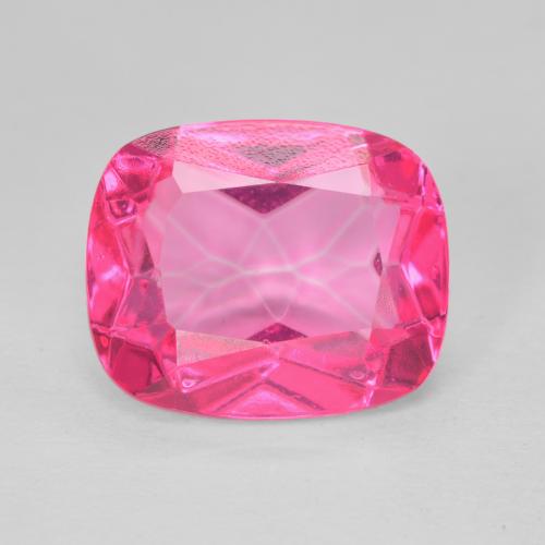 6.31ct 天然 濃いマゼンタ トパーズ, クッション, VVS