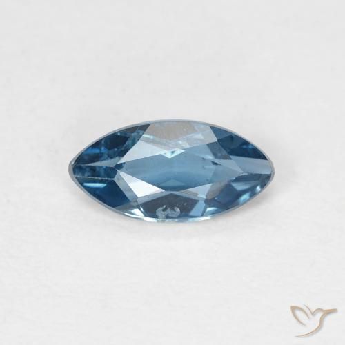 0.56ct 天然 ロンドンブルー トパーズ, マーキーズ, VS