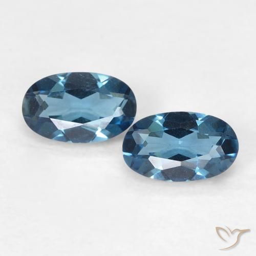 Shop natural 0.61ct ロンドンブルー トパーズ gems, 楕円形, from ブラジル at GemSelect. In stock, global shipping!