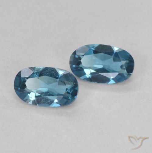 Shop natural 0.57ct ロンドンブルー トパーズ gems, 楕円形, from ブラジル at GemSelect. In stock, global shipping!