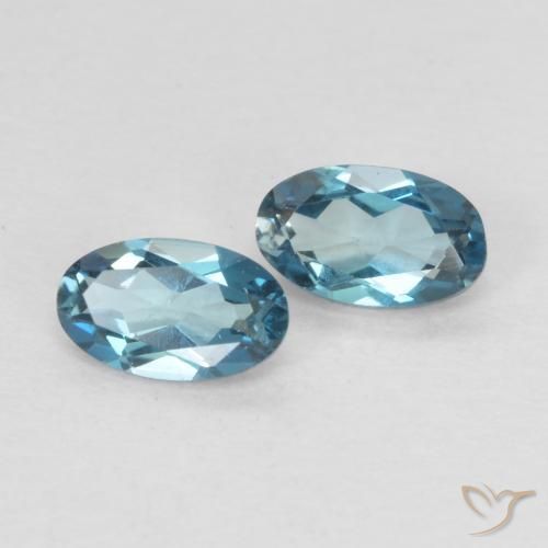 Shop natural 0.53ct ロンドンブルー トパーズ gems, 楕円形, from ブラジル at GemSelect. In stock, global shipping!