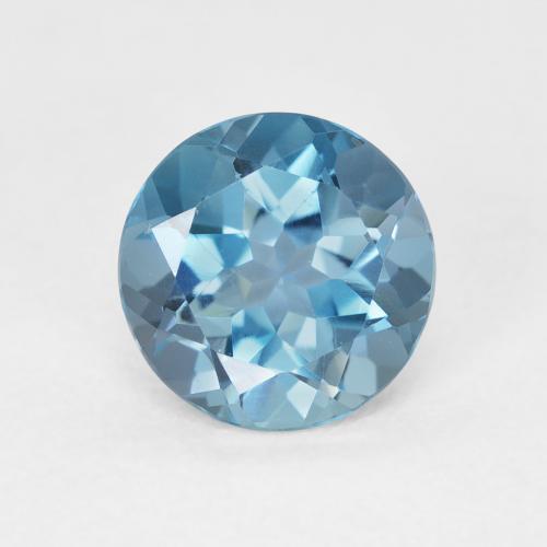 2.24ct 天然 ロンドンブルー トパーズ, ラウンド, VVS