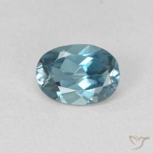 0.91ct 天然 ロンドンブルー トパーズ, 楕円形, VVS