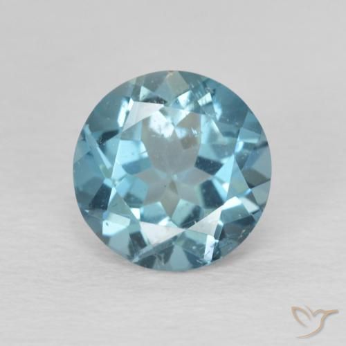 2.33ct 天然 ロンドンブルー トパーズ, ラウンド, VS