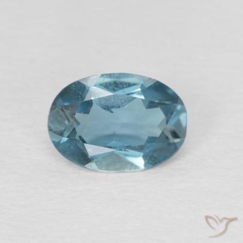 0.83ct 天然 ロンドンブルー トパーズ, 楕円形, VS