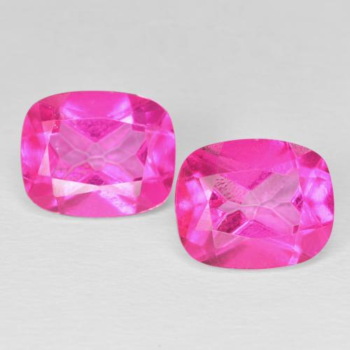 Shop natural 10.01ct Medium Dark-Pink トパーズ gems, クッション, from ブラジル at GemSelect. In stock, global shipping!