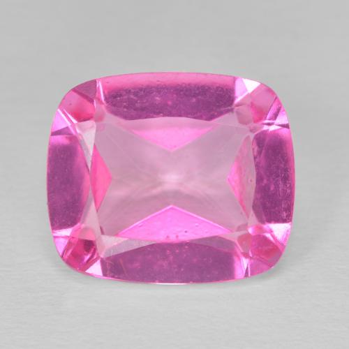 9.61ct 天然 Medium Dark-Pink トパーズ, クッション, VVS-VS