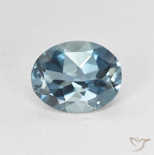 2.11ct 天然 ロンドンブルー トパーズ, 楕円形, VS