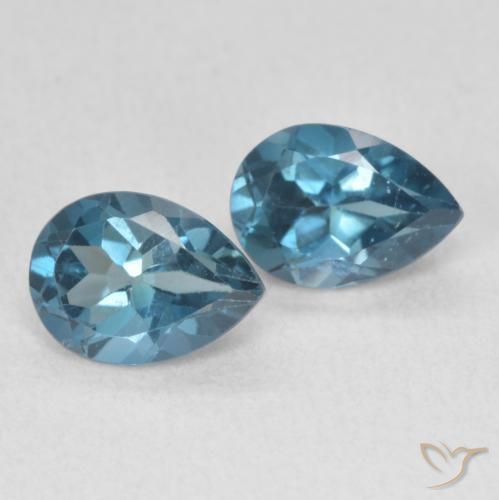 Shop natural 1.76ct ロンドンブルー トパーズ gems, 洋梨の形, from ブラジル at GemSelect. In stock, global shipping!