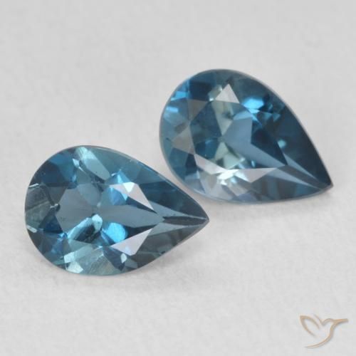 Shop natural 1.23ct ロンドンブルー トパーズ gems, 洋梨の形, from ブラジル at GemSelect. In stock, global shipping!
