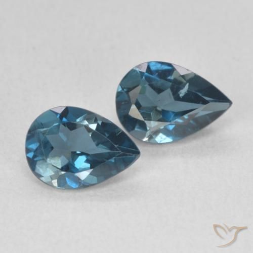 Shop natural 1.59ct ロンドンブルー トパーズ gems, 洋梨の形, from ブラジル at GemSelect. In stock, global shipping!