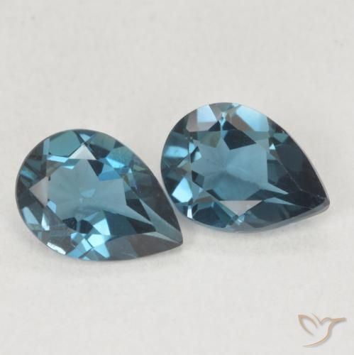 Shop natural 1.47ct ロンドンブルー トパーズ gems, 洋梨の形, from ブラジル at GemSelect. In stock, global shipping!