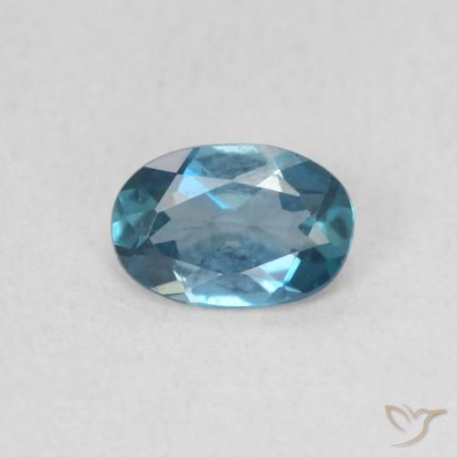 0.52ct 天然 ロンドンブルー トパーズ, 楕円形, VVS-VS