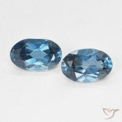 Shop natural 0.97ct ロンドンブルー トパーズ gems, 楕円形, from ブラジル at GemSelect. In stock, global shipping!