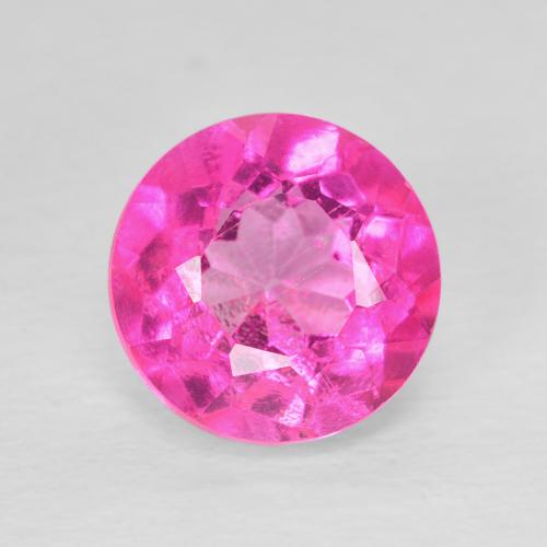 3.52ct 天然 ホットピンク トパーズ, ラウンド, VVS-VS