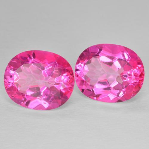 Shop natural 12.37ct 濃いマゼンタ トパーズ gems, 楕円形, from ブラジル at GemSelect. In stock, global shipping!