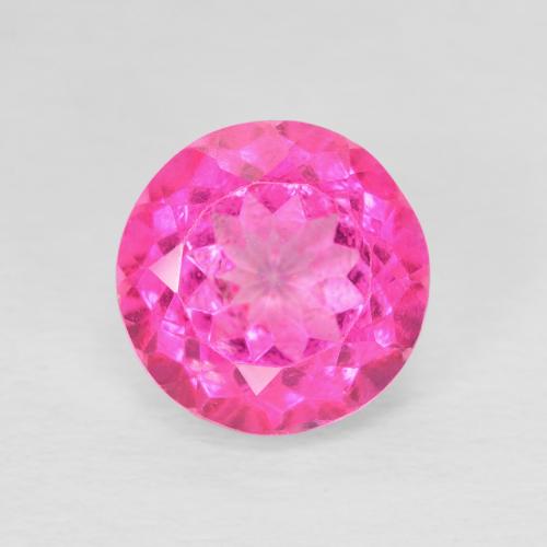 3.61ct 天然 濃いマゼンタ トパーズ, ラウンド, VVS-VS
